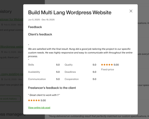 Vietito review for wordpress services